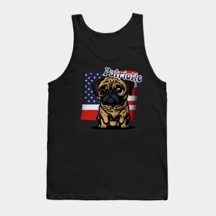 pug 4th of july Tank Top